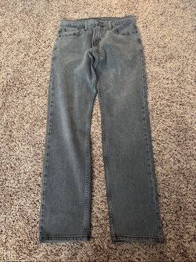 Levi's 502 Straight Leg Jeans in Light Gray